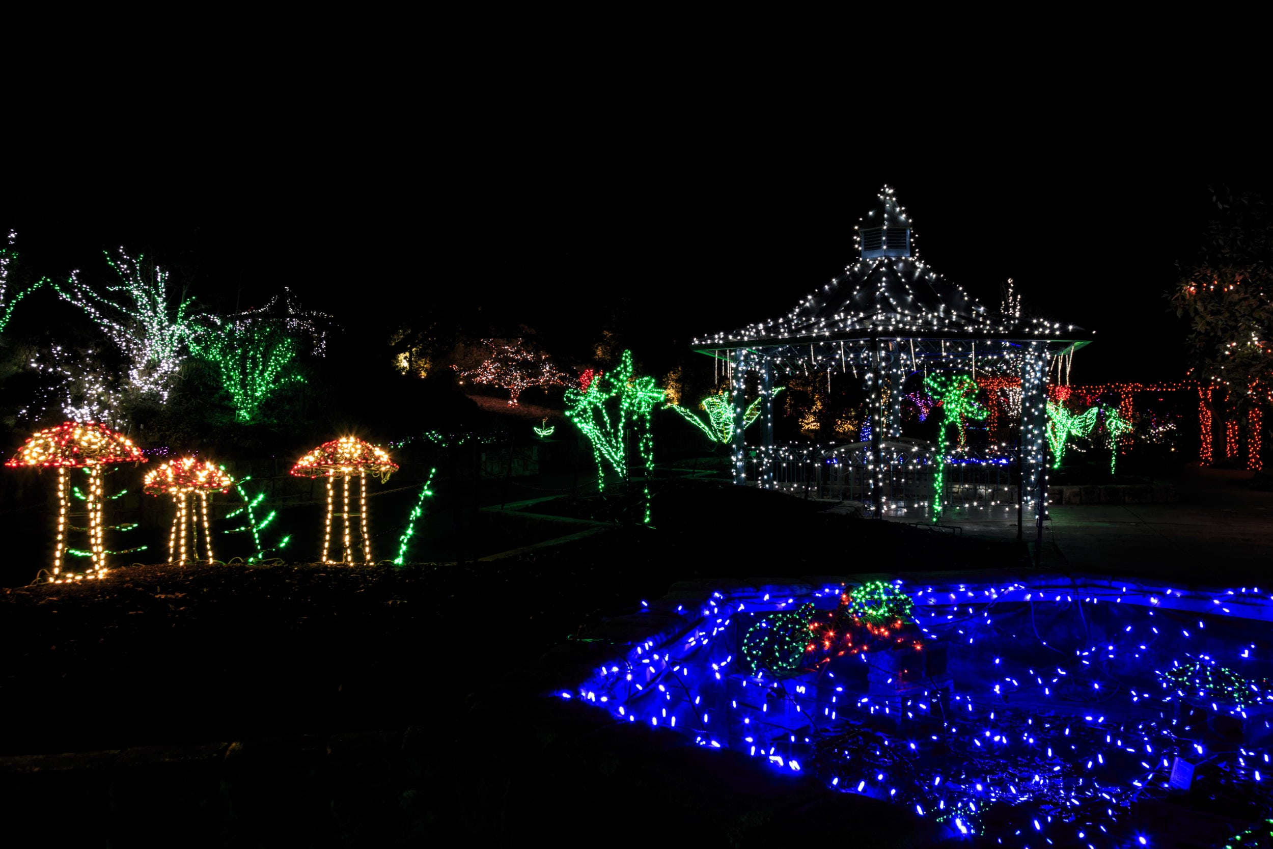 Gazebo at Garden of Lights