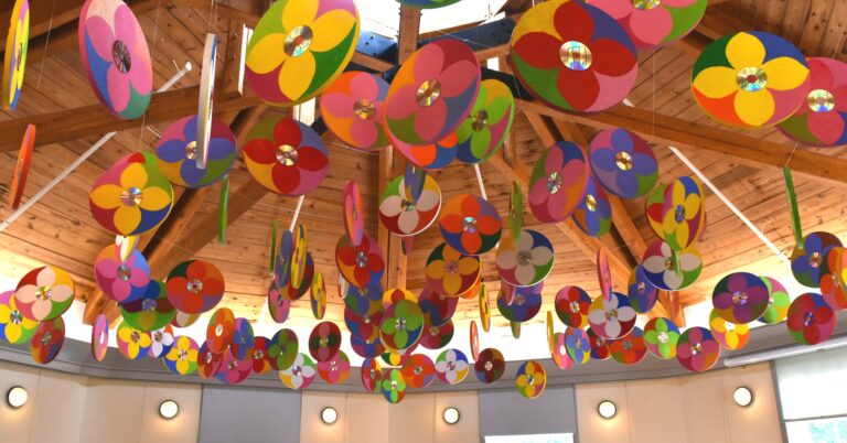 Shanye Huang Flowers of Love installation cropped 768x402